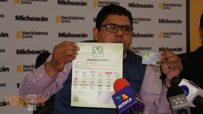 Presentará PRD queja contra PVEM por entrega de tarjetas 