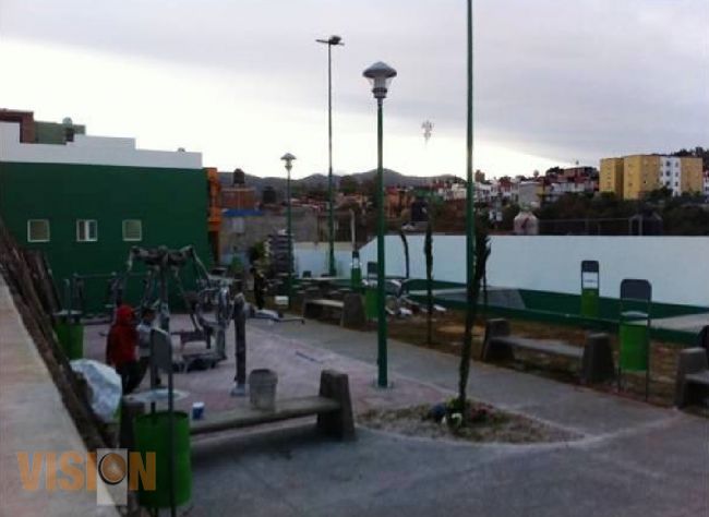 Construye obras públicas tres nuevos espacios públicos para los morelianos.