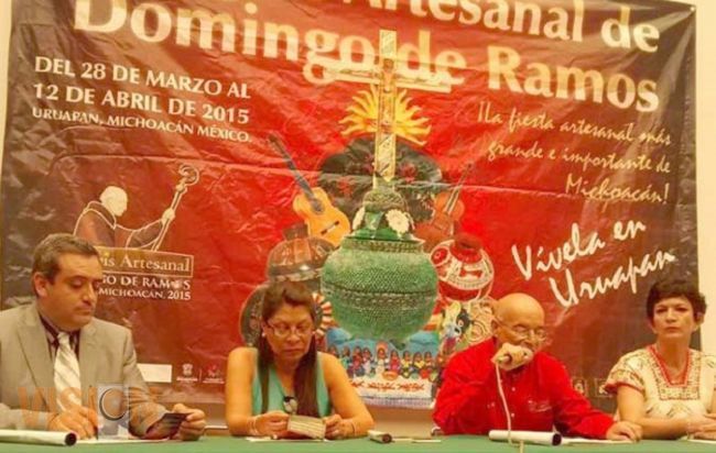 Un millón de artesanías en el Tianguis Artesanal de Domingo de Ramos de Uruapan