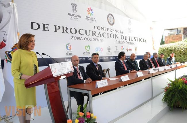 Inauguran primera sesión ordinaria de la Conferencia de Procuración de Justicia Zona Occidente 