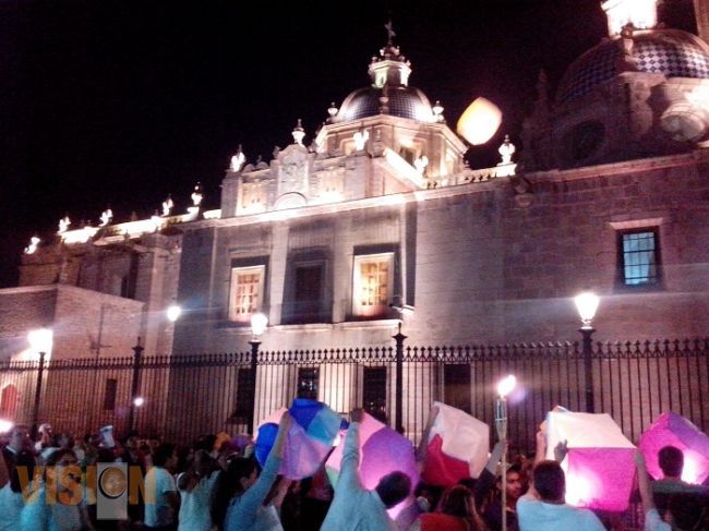 Realizó Morena elevación de globos de cantoya, hoy lo hará Movimiento Ciudadano
