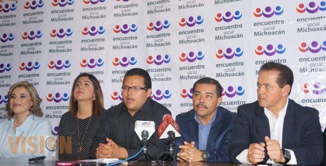 Refrenda PES su apoyo y compromiso con el candidato Silvano Aureoles 