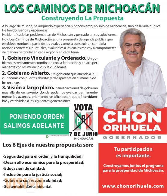 Chon Orihuela:Vamos por los caminos de Michoacán 
