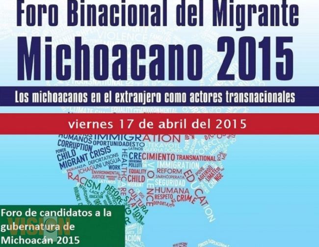 Convocan a Foro migrante, asistirán los candidatos a gobierno del estado 