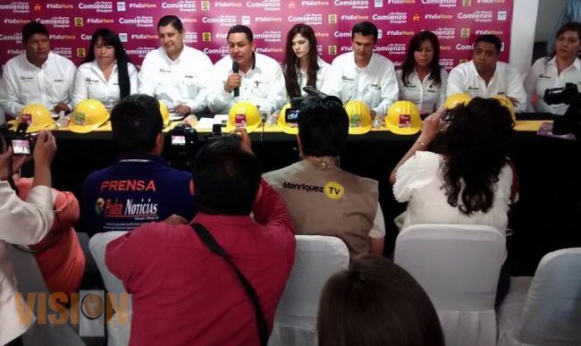 Reconstrucción del tejido social, será una prioridad: Manríquez 