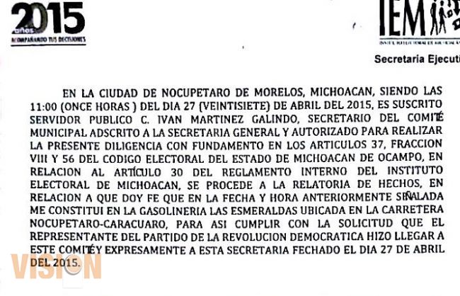 PRI regaló vales de gasolina para acarrear ciudadanos al mitin de Orihuela en Nocupetaro