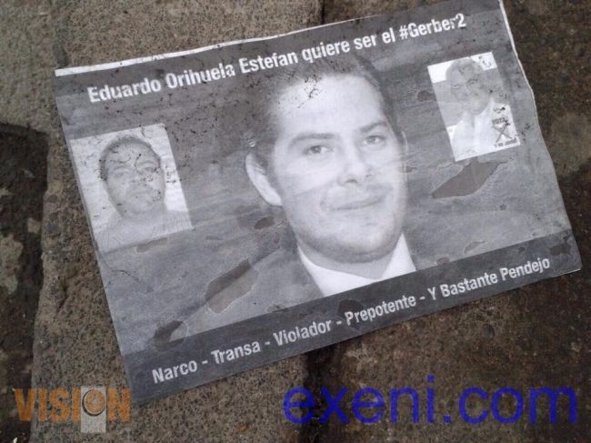Guerra Sucia contra Chon Orihuela, aparecen volantes en el Centro de Morelia