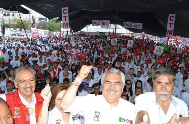 Chon comprometido con los trabajadores del estado: PRI