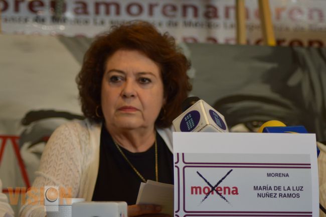 María de la Luz Núñez candidata de Morena ha visitado 50 municipios en un mes