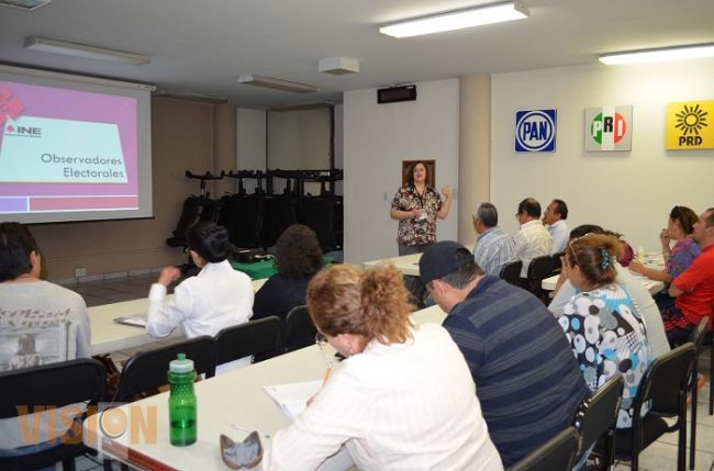 INE realiza cursos de observadores electorales 