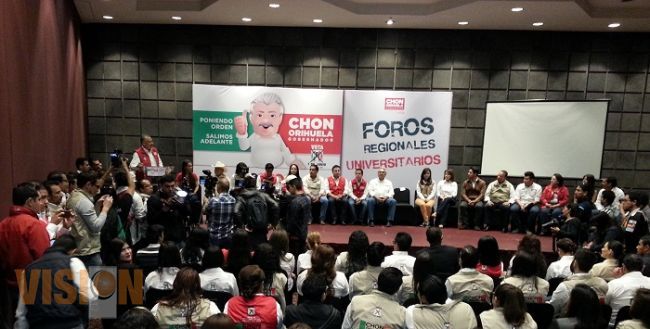 El PRI y Chon Orihuela comprometidos con los jóvenes: Trujillo Íniguez