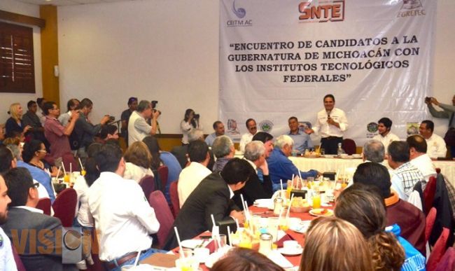 Compromete Silvano recursos y aumento de matricula para los Tecnológicos de Michoacán