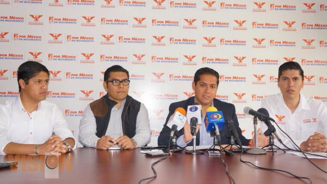 Movimiento Ciudadano proporcionó camioneta blindada a Hipólito Mora ante ineficacia del Gobierno