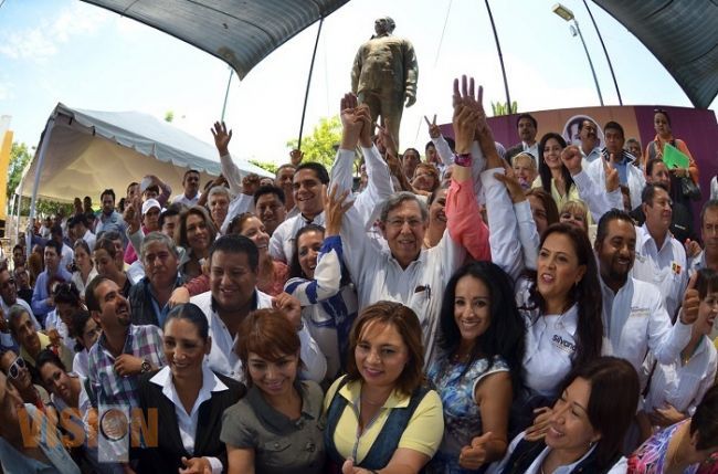 Me comprometo a dar vigencia al proyecto de justicia social del General Cá​​rdenas: SAC
