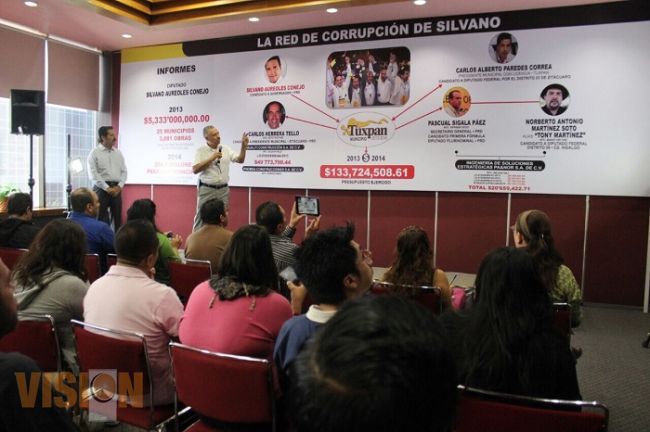 Denuncia PRI red de corrupción en el PRD 