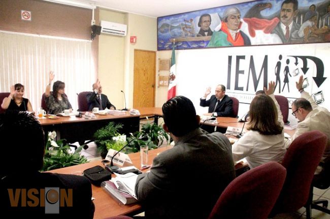 Aprueba IEM plazos de entrega de documentación electoral a comités
