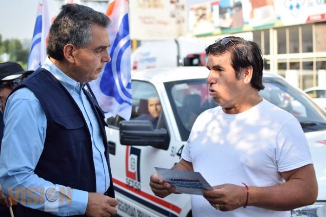 Ofrece Nacho Alvarado programa de seguridad en 