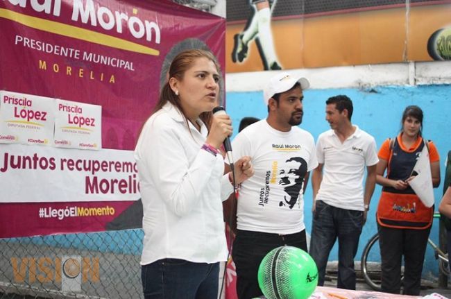Más recursos para el deporte en Michoacán etiquetaré desde el Congreso de la Unión: Priscila López