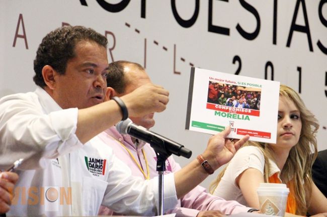 Somos los únicos con propuestas viables para Morelia: Jaime Darío