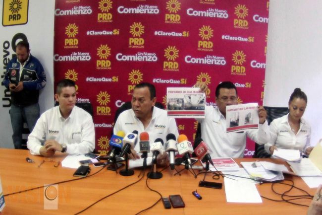 Chon no debería de ser candidato, ni mucho menos gobernador, debe estar en la cárcel: PRD