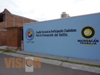 Contribuye SSP con vecinos de Tarímbaro para incrementar seguridad 