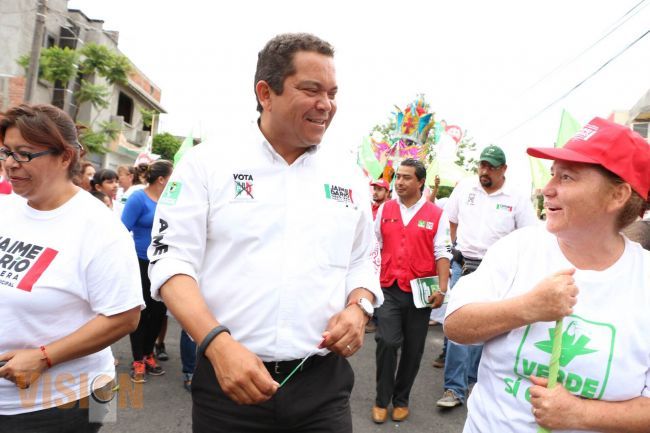 Cerrará con fuerza Jaime Darío en colonias de Morelia
