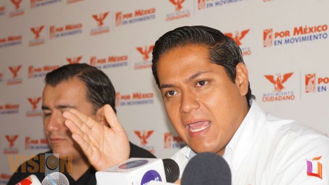 A días de concluir proceso electoral Movimiento Ciudadano pondrá una nueva denuncia contra Silvano