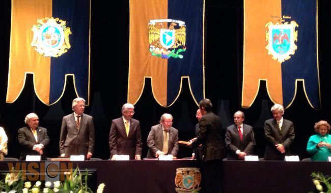 UMSNH, reconocida en la UNAM por su contribución a favor de la Autonomía Universitaria