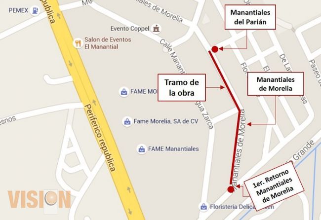 Ooapas instalará línea de colector pluvial en calle Manantiales 