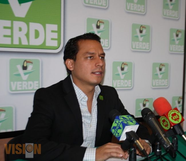 Dirigente Estatal del Partido Verde, pide voto por Jaime Darío
