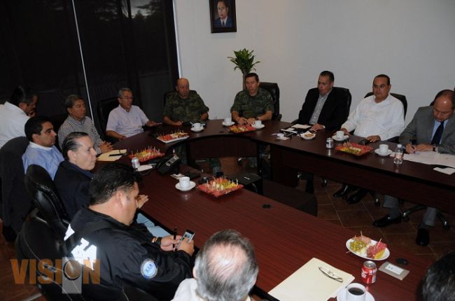 Grupo de Coordinación Michoacán revisa detalles sobre despliegue de fuerzas federales y estatales