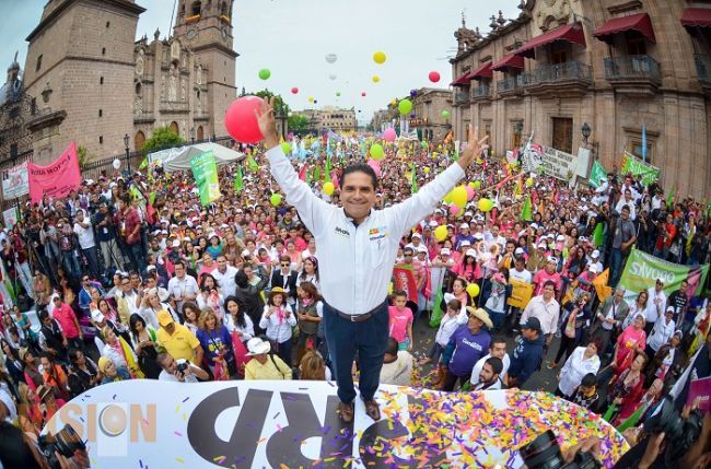 Silvano inicia la construcción de un Michoacán de paz y desarrollo: PRD