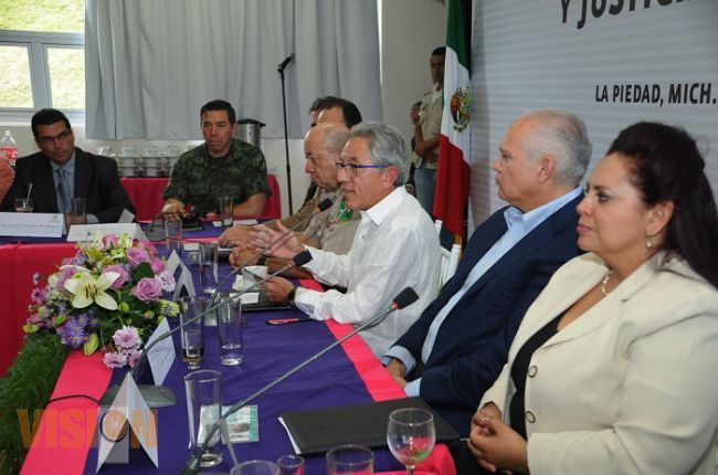Instalan Mesa de Seguridad y Justicia en la Piedad 