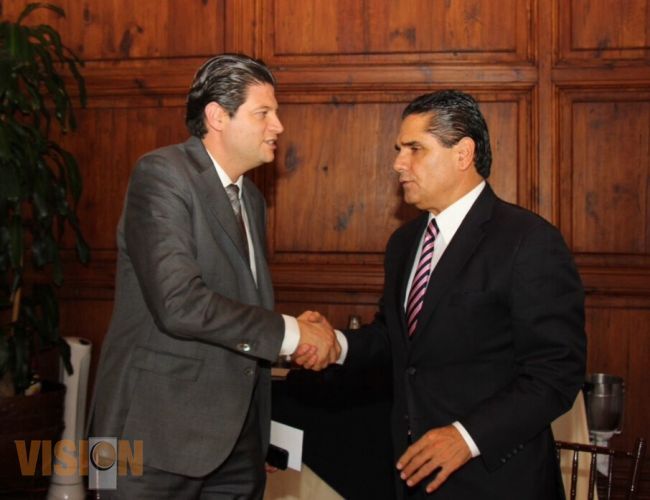 Se reúnen El Gobernador electo Silvano Aureoles y el Presidente electo Alfonso Martínez 
