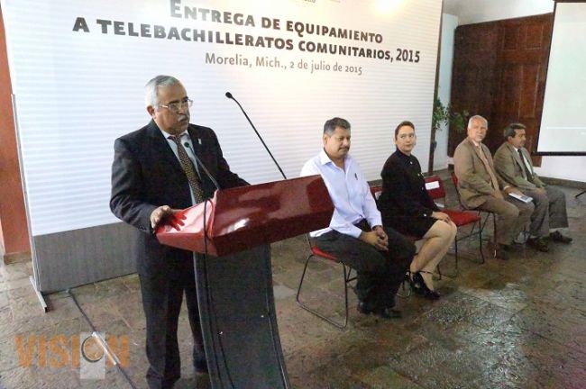 Entrega Equipamientos a Centros Comunitarios de Telebachillerato 
