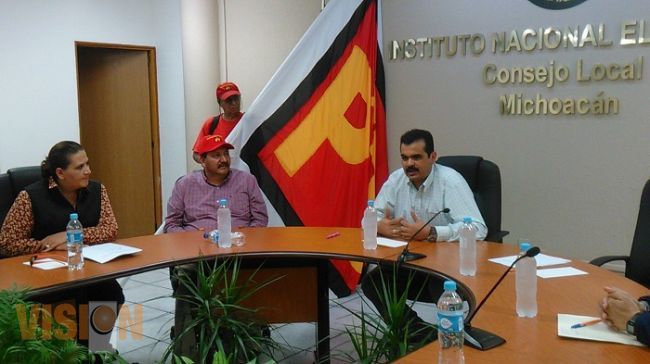 INE Michoacán se compromete a brindar respuesta a petistas