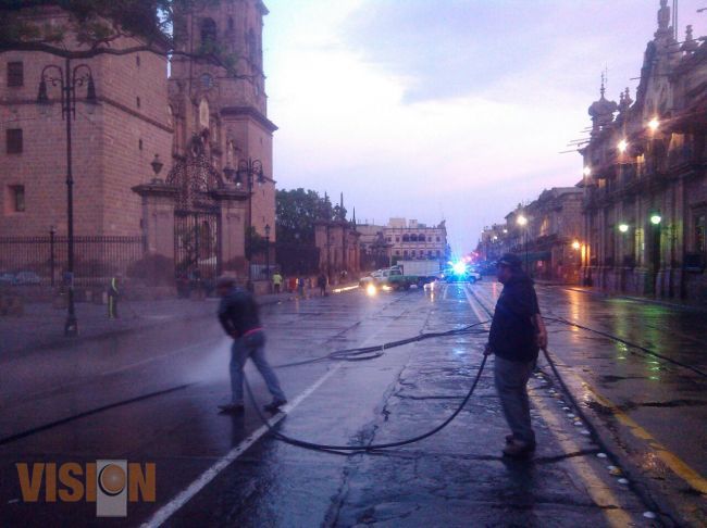 Asean avenida Madero tras levantamiento del plantón