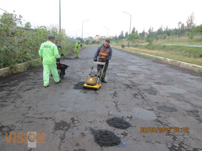 Se ha atendido el 90 por ciento de reportes de baches en Morelia