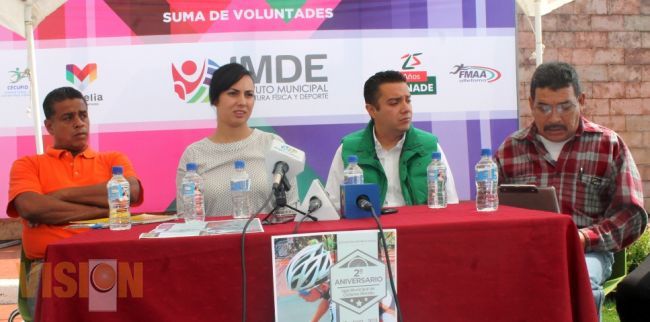 Liga de Ciclismo festeja aniversario con competencia para los morelianos