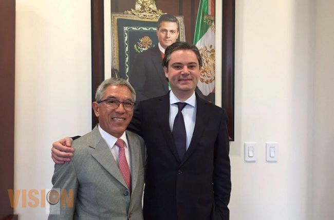 Se reúne gobernador Jara Guerrero con el Jefe de la Oficina de la Presidencia, Aurelio Nuño