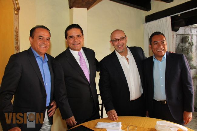 Productiva reunión entre Silvano Aureoles y Florentino Coalla