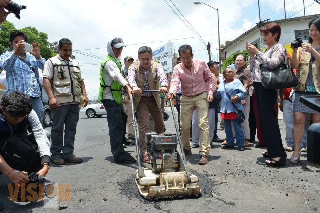 Empresas morelianas se unen con Ayuntamiento para tapar baches