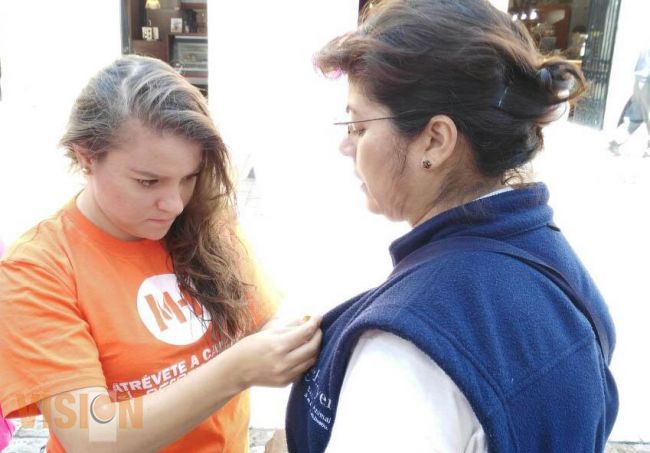 Promueve el Día Naranja en las calles de Morelia 