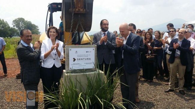 Primera piedra del Centro Comercial Sentura en Zamora 
