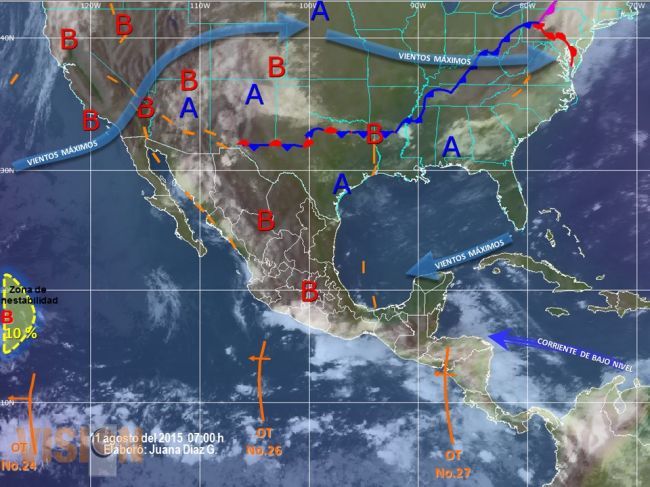 Hoy, lluvias eléctricas en el estado: Conagua