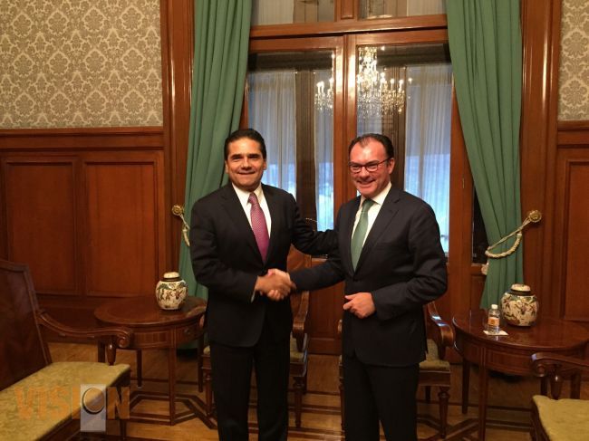 Se reunió Silvano Aureoles con Videgaray ante el gran pendiente de finanzas sanas en el estado 