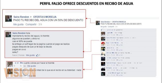 Con perfiles falsos en Facebook, ofrecen  descuentos en recibos del agua: OOAPAS
