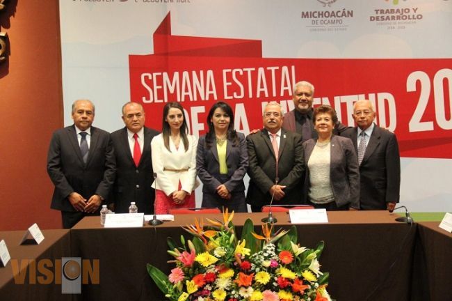 Firman Sejoven y SEE convenio con instituciones académicas 