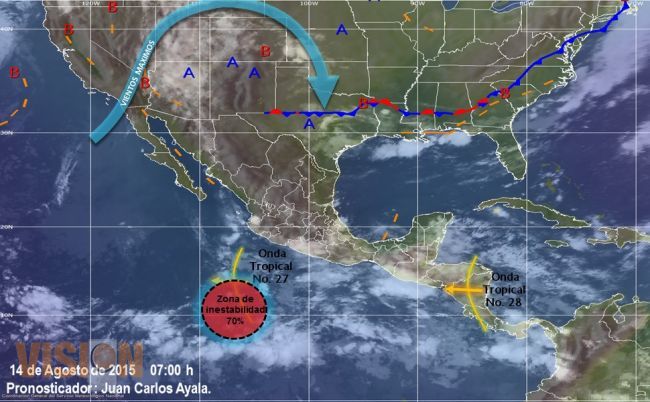 Pronostican lluvias ligeras a muy fuertes en Michoacán 