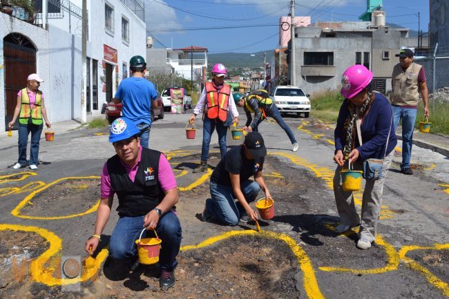 Morelianos realizan la 4ta jornada, adopta un bache 